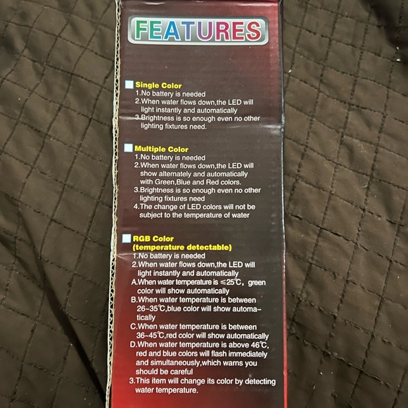 Color-Changing LED Shower Head - Picture 5 of 7